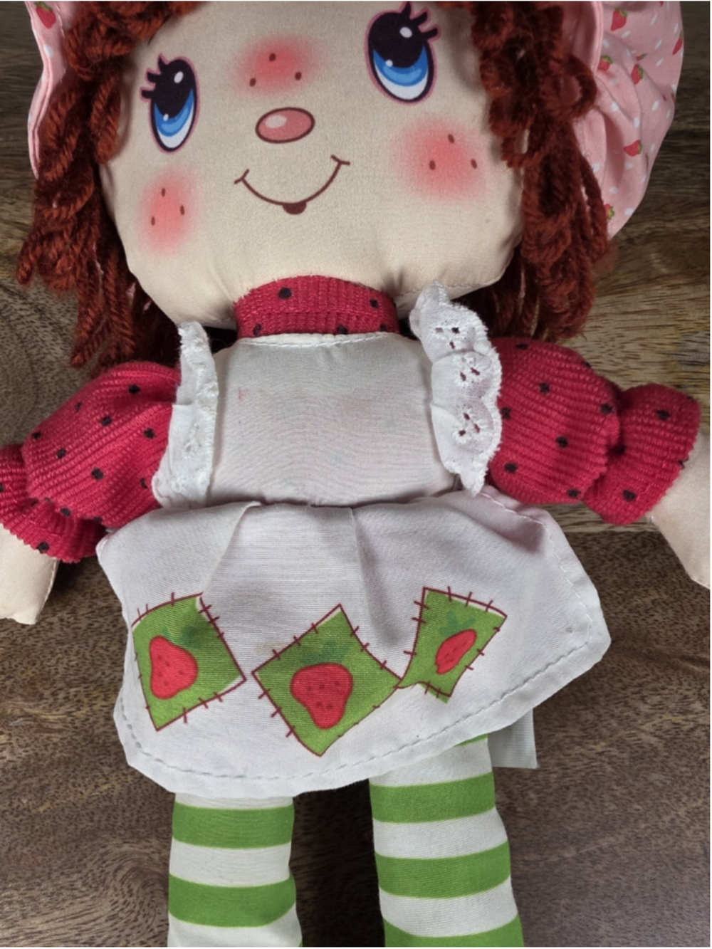 Strawberry Shortcake Doll 2016 Bridge Direct Classic Retro Rag Doll 15 Inch - Picture 4 of 9